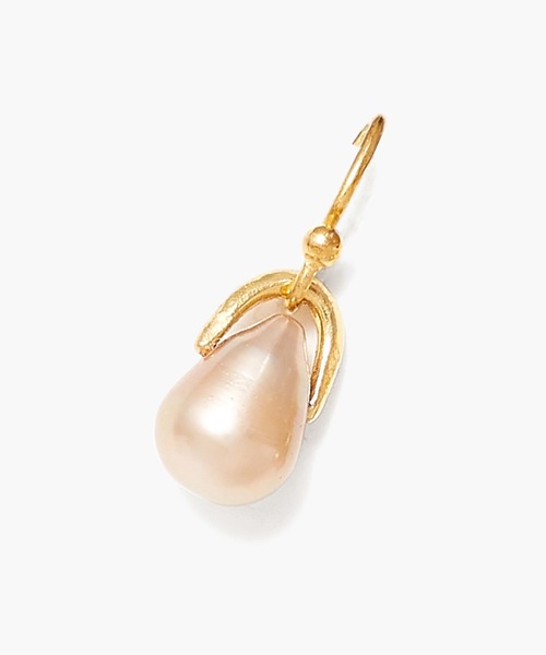 CHAN LUU(チャンルー)の「パール ゴールド ピアス EG-5448(ピアス(両耳用)・レディース・ホワイト/ブラウン・フリー)」の6枚目の写真