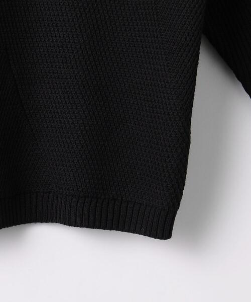 green label relaxing（グリーンレーベルリラクシング）の「フォークランドウール キリカエ クルーネック ニット（ニット/セーター・メンズ・ホワイト/ブラック・S/M/L/XL）」の12枚目の写真