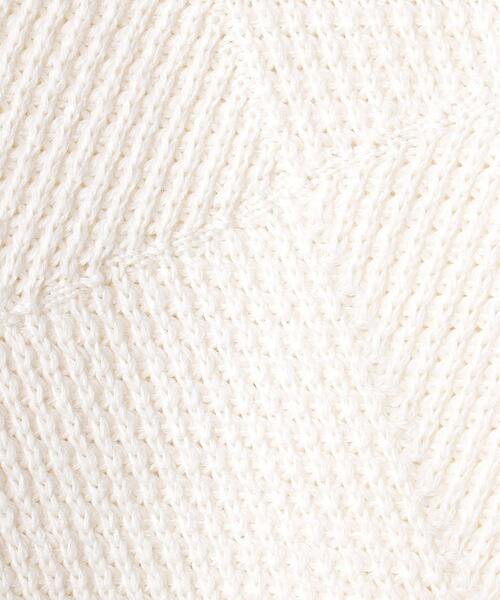 green label relaxing（グリーンレーベルリラクシング）の「フォークランドウール キリカエ クルーネック ニット（ニット/セーター・メンズ・ホワイト/ブラック・S/M/L/XL）」の16枚目の写真