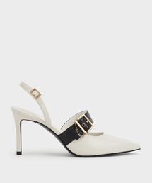 CHARLES & KEITH | バックルド スリングバックパンプス / Buckled Slingback Pumps(パンプス)