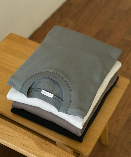 URBAN RESEARCH DOORS（アーバンリサーチドアーズ）の「裏起毛クルーネックプルオーバースウェット（スウェット・メンズ・ブラック/ブルー/モカ/ホワイト系その他・40/38）」の8枚目の写真