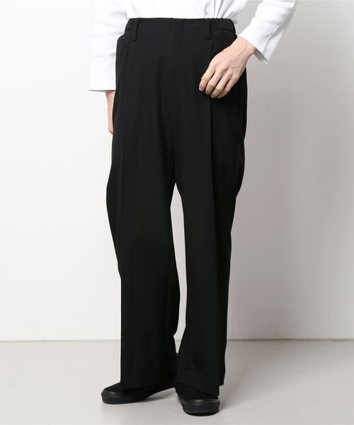 Lui's（ルイス）の「ウォームワイドストレートパンツ（スラックス・メンズ・ブラック/ブラウン/グリーン・SMALL/MEDIUM）」の10枚目の写真