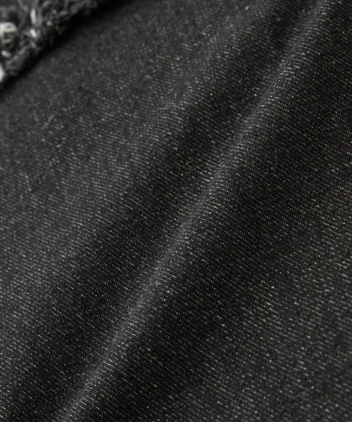 byYOUANCE（バイユアンス）の「フリンジデニムジャケット（デニムジャケット・レディース・ブラック/インディゴブルー/その他1・FREE）」の10枚目の写真