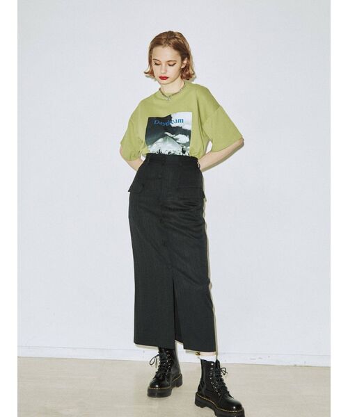 jouetie(ジュエティ)の「ジャケットライクスカート(スカート・レディース・ブラック/ベージュ/ピンク/ブルー・MEDIUM)」の15枚目の写真