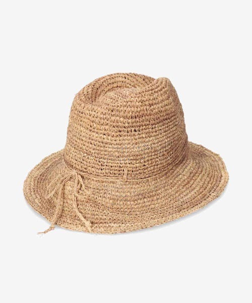 HA1282 OVERRIDE RAFFIA クロシェット MANISH 帽子