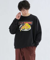 【SHIPS any別注】LA FAST FOOD: フードプリント スウェット◇