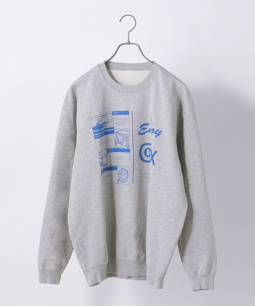 SHIPS any(シップス エニィ)の「【SHIPS any別注】LA FAST FOOD: フードプリント スウェット◇(スウェット・メンズ・ブラック/グレー/ロイヤルブルー/ピンク・MEDIUM/LARGE/X-LARGE)」の12枚目の写真