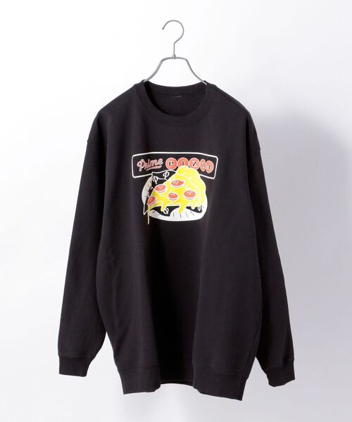 SHIPS any(シップス エニィ)の「【SHIPS any別注】LA FAST FOOD: フードプリント スウェット◇(スウェット・メンズ・ブラック/グレー/ロイヤルブルー/ピンク・MEDIUM/LARGE/X-LARGE)」の11枚目の写真
