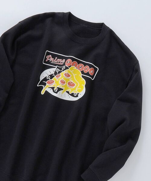 SHIPS any(シップス エニィ)の「【SHIPS any別注】LA FAST FOOD: フードプリント スウェット◇(スウェット・メンズ・ブラック/グレー/ロイヤルブルー/ピンク・MEDIUM/LARGE/X-LARGE)」の7枚目の写真