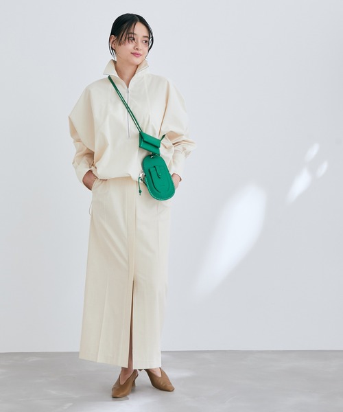 ADAM ET ROPE'(アダムエロペ)の「リーンマキシスカート(スカート・レディース・ライトグレー/ブラック/オフホワイト・38/36)」の9枚目の写真