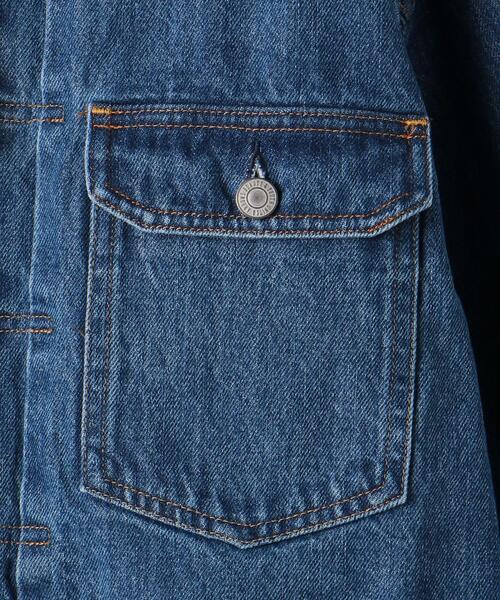 BEAUTY&YOUTH UNITED ARROWS（ビューティーアンドユースユナイテッドアローズ）の「BY コットンデニム ショートジャケット -ウォッシャブル-（デニムジャケット・レディース・ライトブルー/コバルトブルー・S/M）」の21枚目の写真