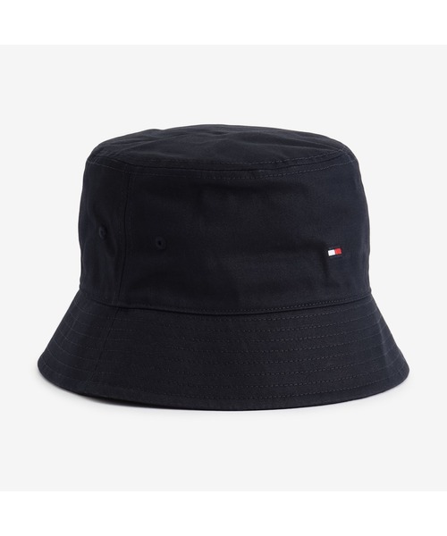 TOMMY HILFIGER(トミーヒルフィガー)の「フラッグバケットハット(ハット・レディース・ホワイト/ネイビー・FREE)」の1枚目の写真