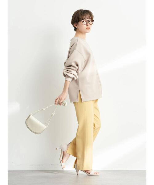 earth music&ecology（アースミュージックアンドエコロジー）の「バックスリットカラーワイドパンツ（その他パンツ・レディース・ブラック/イエロー/ライトグリーン/グレイッシュベージュ・S/M）」の20枚目の写真