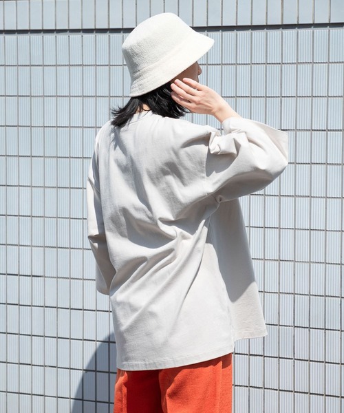 SENSE OF PLACE by URBAN RESEARCH(センスオブプレイスバイアーバンリサーチ)の「『ユニセックス』シシュウエクストラルーズTシャツ(5分袖)(Tシャツ/カットソー・メンズ・ブラック/オレンジ/ライトベージュ/ホワイト/グリーン・ONE)」の21枚目の写真