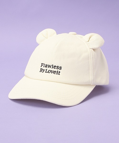 by LOVEiT（バイラビット）の「クマ耳キャップ（キャップ・キッズ・ピンク/アイボリー/ベージュ・M/L）」の2枚目の写真