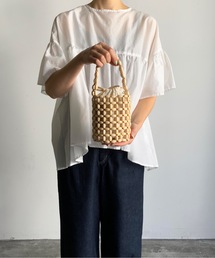 COMMON WARE（コモンウェアー）の「EM:ウッドビーズ　ワンショルダー　軽量（ショルダーバッグ・キッズ）」