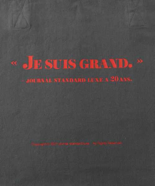 JOURNAL STANDARD LUXE(ジャーナルスタンダード ラックス)の「20thトート M(エコバッグ/サブバッグ・レディース・チャコールグレー/ライトグレー/ピンク/マスタード・FREE)」の9枚目の写真