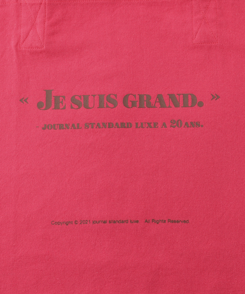 JOURNAL STANDARD LUXE(ジャーナルスタンダード ラックス)の「20thトート M(エコバッグ/サブバッグ・レディース・チャコールグレー/ライトグレー/ピンク/マスタード・FREE)」の11枚目の写真