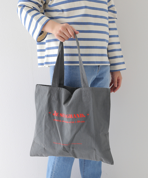 JOURNAL STANDARD LUXE(ジャーナルスタンダード ラックス)の「20thトート M(エコバッグ/サブバッグ・レディース・チャコールグレー/ライトグレー/ピンク/マスタード・FREE)」の17枚目の写真