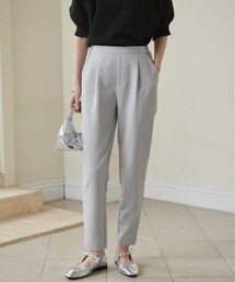 junhashimoto　クロップド　テーパード　パンツ　黒 SLIM JERSEY PANTS-EM（スウェットパンツ）｜junhashimoto