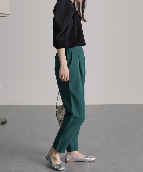 23SS テーパードパンツ　XS ニュアンスパターンジャガードテーパードパンツ