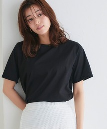 シルケットコットンTシャツ クルーネック