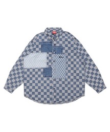 【PARAGRAPH/パラグラフ】22SS001 DENIM CHECKER SHIRT(se)