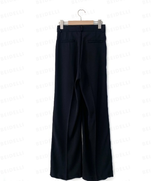 BEIDELLI（ベイデリー）の「[BELLIDE MADE] サイドダブルボタンスラックス（スラックス・レディース・ブラック/ベージュ・SMALL/MEDIUM/LARGE）」の18枚目の写真