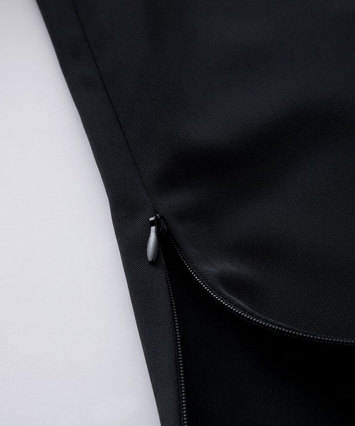 ドレープトロミ サイドジップダブルジャケット（テーラードジャケット）｜Loose/ルース（ルース）