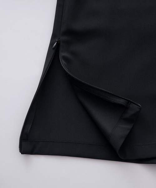 ドレープトロミ サイドジップダブルジャケット（テーラードジャケット）｜Loose/ルース（ルース）