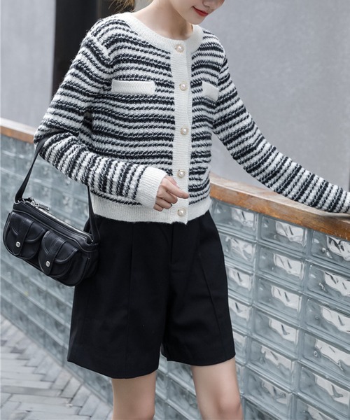 by muni:r(バイ ムニール)の「ベルトSETピンタックハーフパンツ(その他パンツ・レディース・ブラック/グレー・SMALL/MEDIUM)」の17枚目の写真