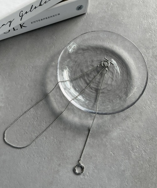 iso(イソ)の「Y字シンプルチェーンロングネックレス(ネックレス・レディース・シルバー/ゴールド・FREE)」の1枚目の写真