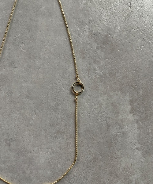 iso(イソ)の「Y字シンプルチェーンロングネックレス(ネックレス・レディース・シルバー/ゴールド・FREE)」の7枚目の写真