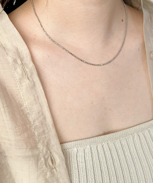 iso(イソ)の「Y字シンプルチェーンロングネックレス(ネックレス・レディース・シルバー/ゴールド・FREE)」の14枚目の写真