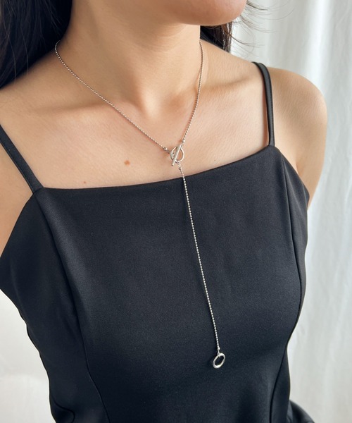 iso(イソ)の「Y字シンプルチェーンロングネックレス(ネックレス・レディース・シルバー/ゴールド・FREE)」の21枚目の写真