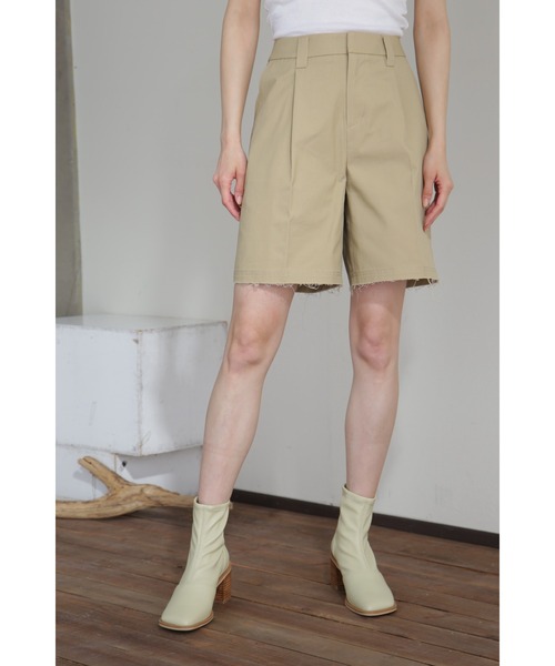 ROSE BUD（ローズバッド）の「チノショートパンツ（チノパンツ・レディース・カーキ/ベージュ・SMALL/MEDIUM）」の7枚目の写真