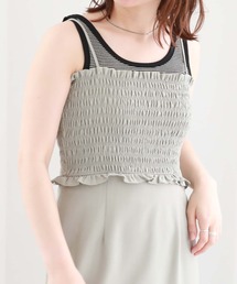 archives | リブボーダーキャミタンク(タンクトップ)