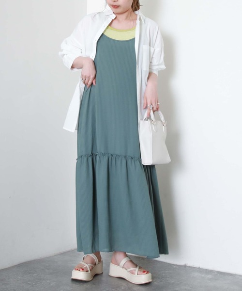 archives（アルシーヴ）の「リブボーダーキャミタンク（タンクトップ・レディース・ブラック/ピンク/イエロー/ブルー・MEDIUM）」の7枚目の写真