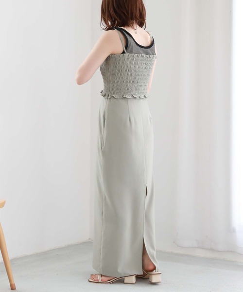 archives（アルシーヴ）の「リブボーダーキャミタンク（タンクトップ・レディース・ブラック/ピンク/イエロー/ブルー・MEDIUM）」の15枚目の写真