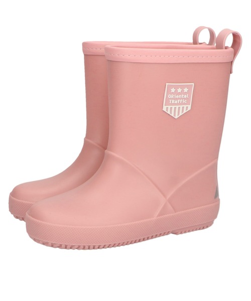 ORiental TRaffic（オリエンタルトラフィック）の「ミドル丈レインブーツ K-201 15.0cm～20.0cm（レインシューズ・キッズ・グレー/ブラック/ピンク/ブルー/キャメル/ネイビー/カーキ・20.0cm/19.0cm/18.0cm/16.0cm/15.0cm/17.0cm/22.0cm/21.0cm）」の9枚目の写真