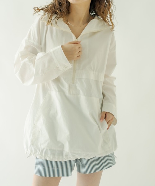 mystic（ミスティック）の「アノラックパーカー（パーカー・レディース・パープル/オフホワイト・FREE）」の9枚目の写真