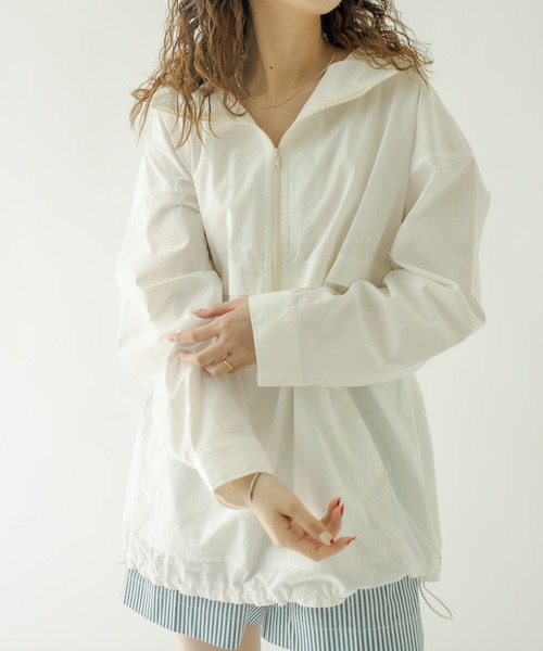 mystic（ミスティック）の「アノラックパーカー（パーカー・レディース・パープル/オフホワイト・FREE）」の12枚目の写真