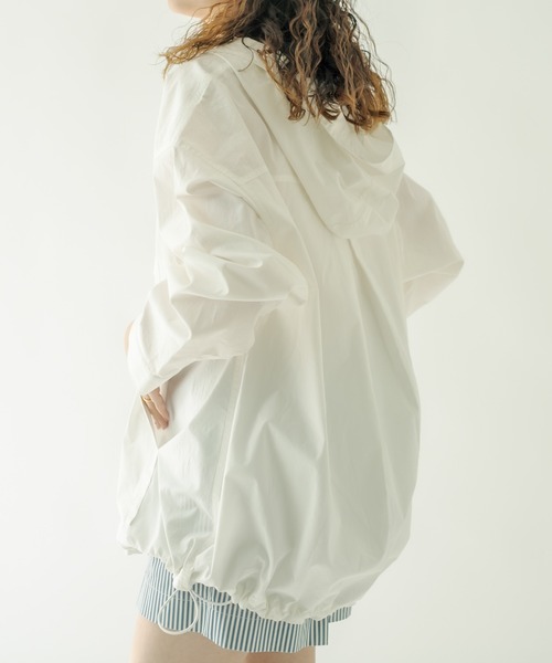 mystic（ミスティック）の「アノラックパーカー（パーカー・レディース・パープル/オフホワイト・FREE）」の3枚目の写真