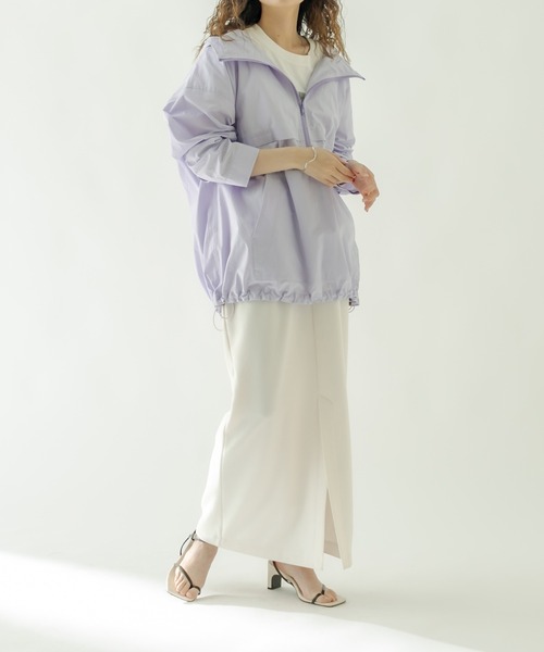 mystic（ミスティック）の「アノラックパーカー（パーカー・レディース・パープル/オフホワイト・FREE）」の10枚目の写真