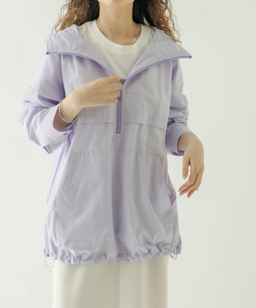mystic（ミスティック）の「アノラックパーカー（パーカー・レディース・パープル/オフホワイト・FREE）」の7枚目の写真