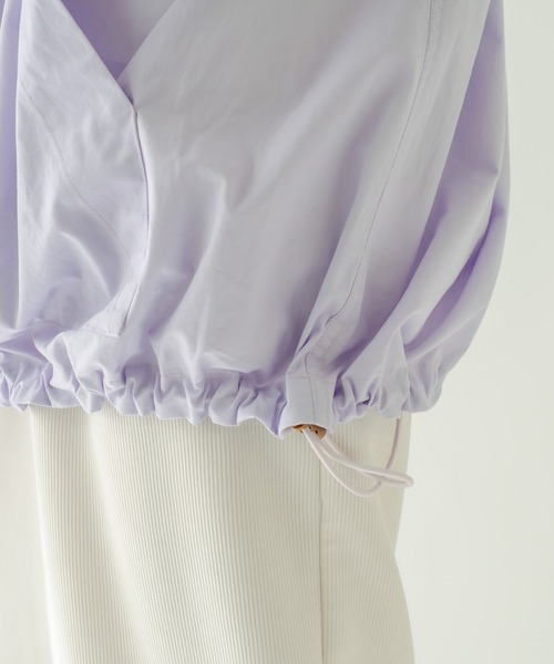 mystic（ミスティック）の「アノラックパーカー（パーカー・レディース・パープル/オフホワイト・FREE）」の5枚目の写真