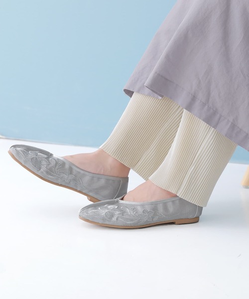 n'OrLABEL（ノアールレーベル）の「【セルフカット】『プリーツイージーパンツ』（その他パンツ・レディース・グリーン/ライトブルー/ピンク/ライトベージュ・1/2）」の13枚目の写真