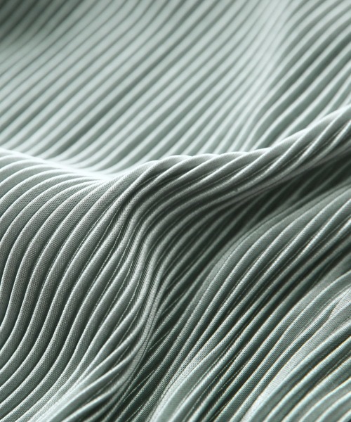 n'OrLABEL（ノアールレーベル）の「【セルフカット】『プリーツイージーパンツ』（その他パンツ・レディース・グリーン/ライトブルー/ピンク/ライトベージュ・1/2）」の18枚目の写真