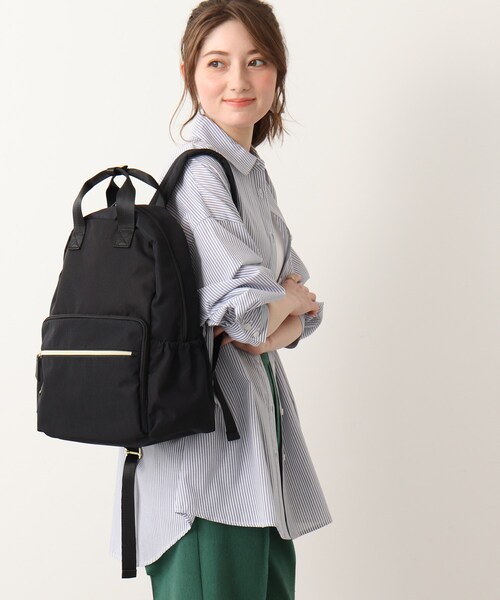 DRESKIP(ドレスキップ)の「◆整理整頓できちゃうリュック【容量14L】(バックパック/リュック・レディース・ブラック/ブラック系1/グレー系1・00)」の8枚目の写真