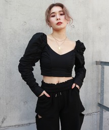 FIG&VIPER | ギャザーショートブラウス(シャツ/ブラウス)